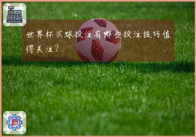 世界杯买球投注有哪些投注技巧值得关注？